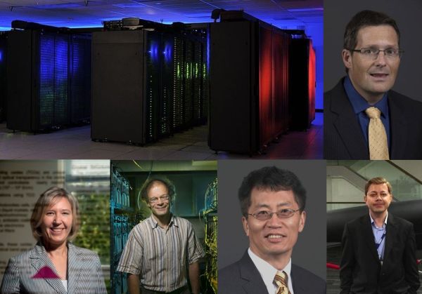 NSF supercomputer award composite image